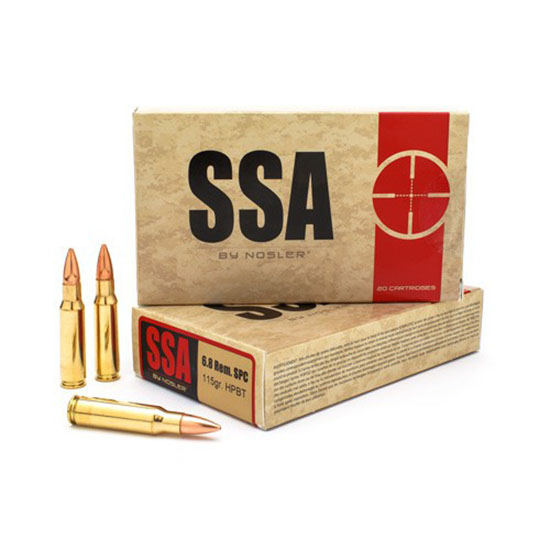 NOS AMMO 6.8SPC 115GR MATCH RDF HPBT 20/10 - Ammunition